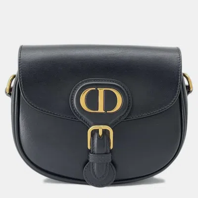 Pre-owned Dior Black Leather Small Bobby Shoulder Bag