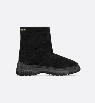 Dior Black Leather Snow Boots