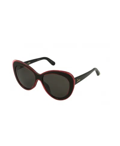 Dior Black Logo Sunglasses In Green