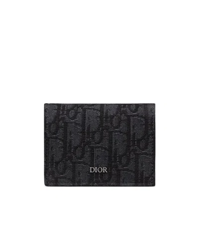 Dior Black Logo Wallet