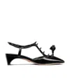 Dior Black Rose Fantastique High Heels In Black