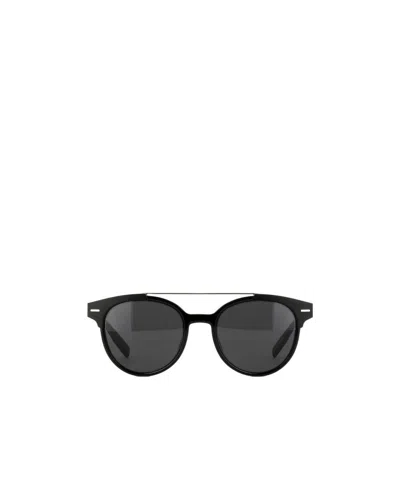 Dior Black Round Sunglasses