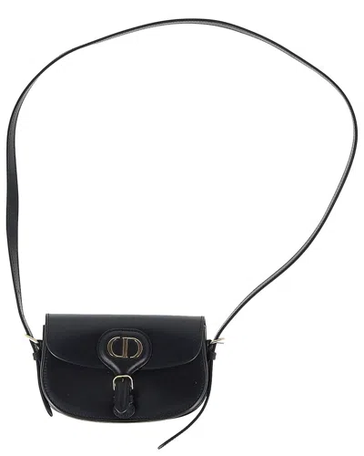 DIOR DIOR BLACK SHEEP LEATHER NEW DIOR BOBBY MINI BAG (AUTHENTIC PRE-LOVED)