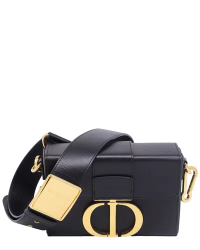 Dior Black Sheep Leather Small 30 Montaigne Bag (authentic Pre-loved)