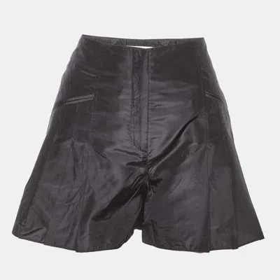 Pre-owned Dior Black Silk A-line Shorts S