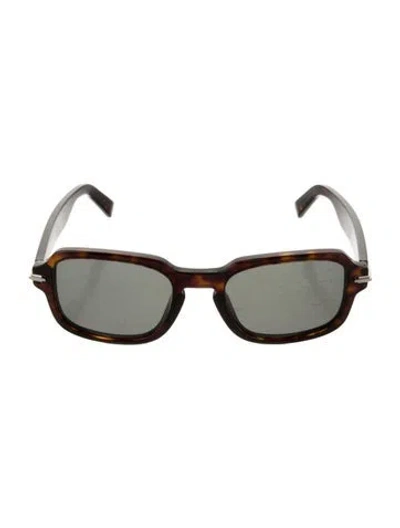 Pre-owned Dior Black Suit S5i Wayfarer Sunglasses In Brown