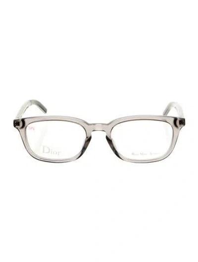 Pre-owned Dior Black Tie 191 Square Eyeglasses