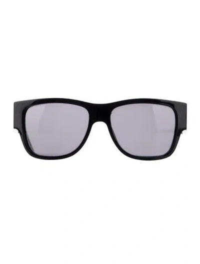 Pre-owned Dior Black Tie Square Sunglasses