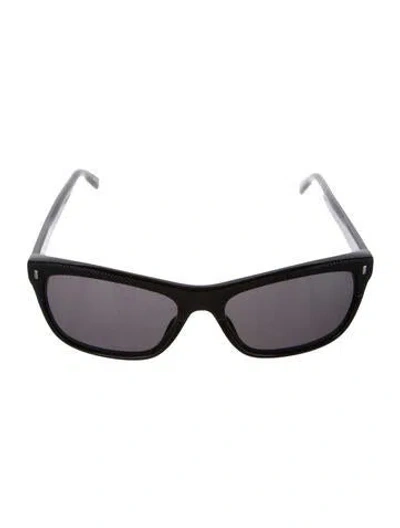 Pre-owned Dior Black Tie Wayfarer Sunglasses