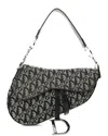 Dior Black Trotter Canvas Saddle Bag (authentic Pre-loved)
