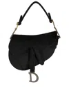 Dior Black Velvet Crystal Mini Saddle Bag (authentic Pre-loved)