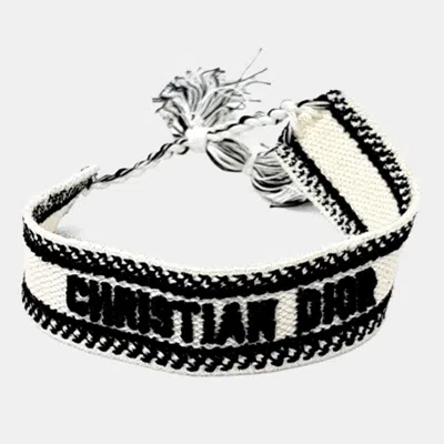 Pre-owned Dior Black White Bracelet