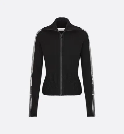 Dior Black Wool Cashmere Jersey