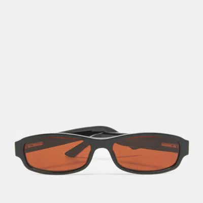 Pre-owned Dior Black/brown Cd3062 Frame Rectangular Sunglasses