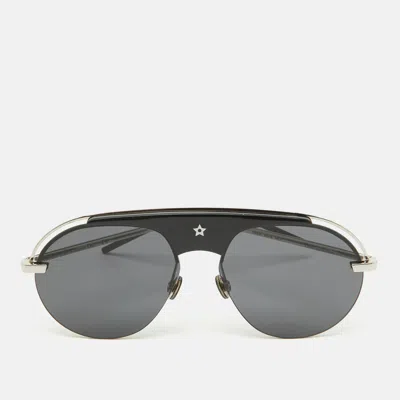 Pre-owned Dior Black/silver Revolution Pilot Aviator Sunglasses