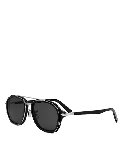 DIOR BLACKSUIT A4U PILOT SUNGLASSES, 53MM