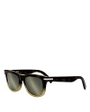 Dior Blacksuit S11i Sunglasses In Havana/gray Mirrored Solid
