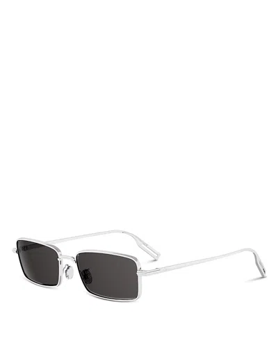 Dior Blacksuit Rectangular Sunglasses, 57mm In White