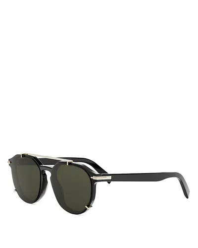 Dior Blacksuit Round Sunglasses, 56mm