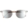 Dior Blacksuit S12i 52mm Oval Sunglasses In Shiny Pink / Smoke Mirror