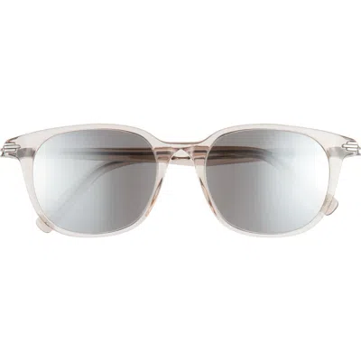 Dior Blacksuit S12i 52mm Oval Sunglasses In Shiny Pink/smoke Mirror