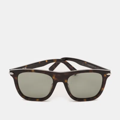 Pre-owned Dior Blacksuit S13i Square Sunglasses In Green