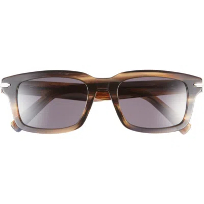 Dior Blacksuit S16i 52mm Rectangular Sunglasses In Brown