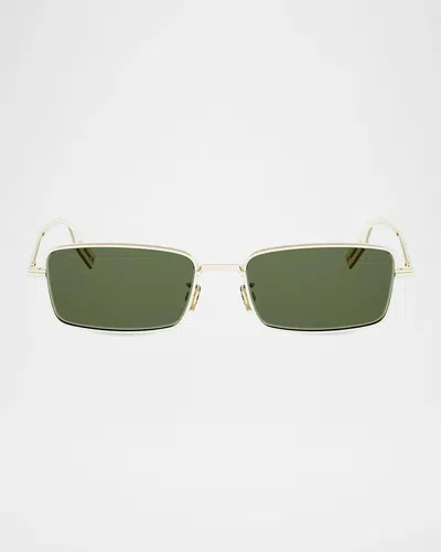 Dior Blacksuit S21u 57mm Rectangular Sunglasses In Goldother