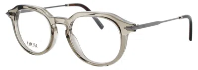 Dior Blacksuito R10i 6400 Men's Eyeglasses In 057 - Shiny Beige / Demo