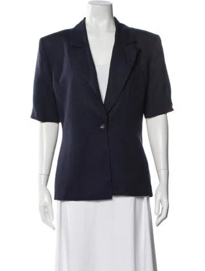 Pre-owned Dior Blazer In Blue