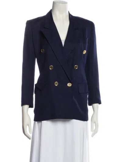 Pre-owned Dior Blazer In Blue
