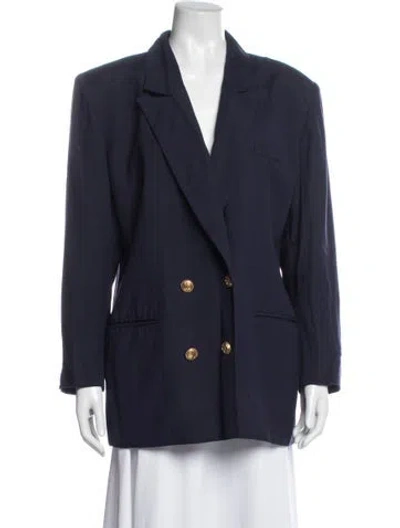 Pre-owned Dior Blazer In Blue