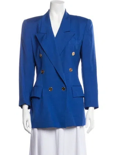 Pre-owned Dior Blazer In Blue