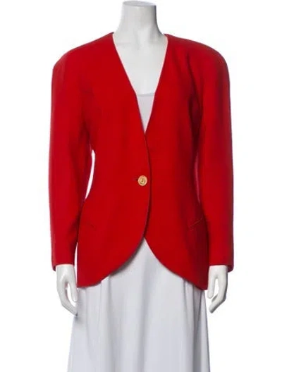 Pre-owned Dior Blazer In Gold/red