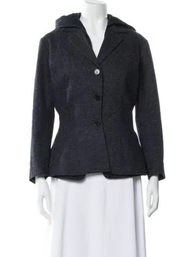 Pre-owned Dior Blazer In Gray