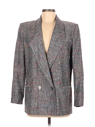 Pre-owned Dior Blazer Jacket In Gray