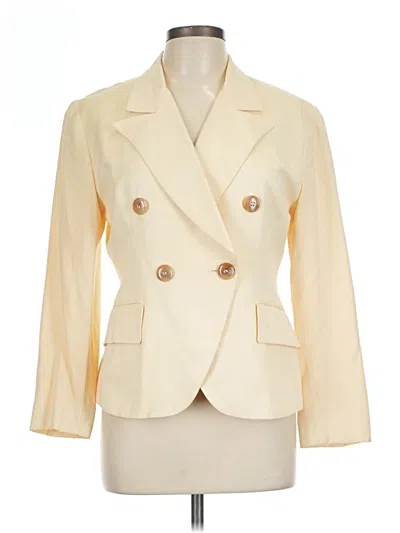 Pre-owned Dior Blazer Jacket In Yellow
