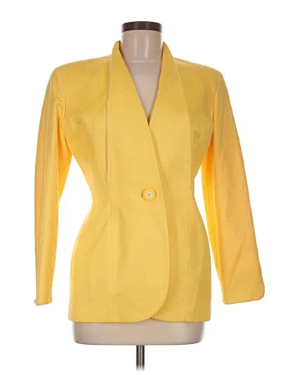 Pre-owned Dior Blazer Jacket In Yellow