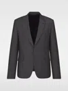 Dior Blazer Men Grey In Gray