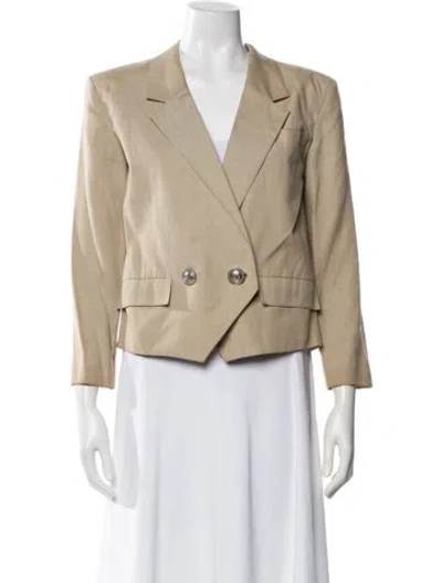 Pre-owned Dior Blazer In Neutral
