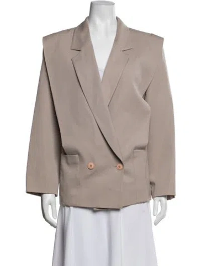 Pre-owned Dior Blazer In Neutrals