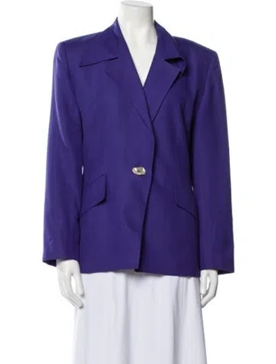 Pre-owned Dior Blazer In Purple