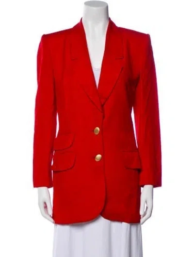 Pre-owned Dior Blazer In Red