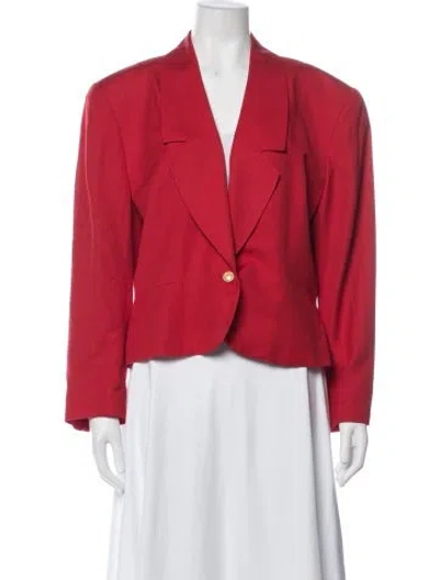 Pre-owned Dior Blazer In Red