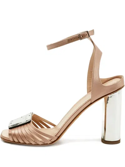 Pre-owned Dior Block-heel Sandals In Neutral
