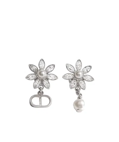 Dior Bloom In  Earrings In Silver