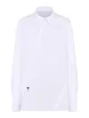 Dior Blouse With Oblique Closure In White