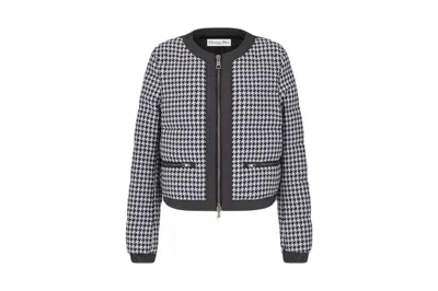 Dior Christian  Quilted Jacket Clothing In Blue/white