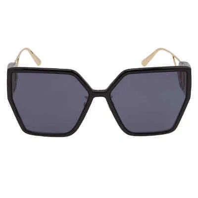 Pre-owned Dior Blue Butterfly Ladies Sunglasses 30montaigne Bu 12b0 61 30montaigne Bu 12b0