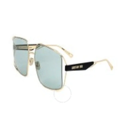 Dior Blue Butterfly Ladies Sunglasses Arch S1u Cd40037u 10n 61 In Blue / Gold